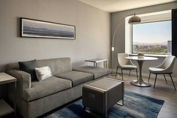 Suite, 1 King Bed with Sofa bed (Mobility Accessible, Roll-In Shower)