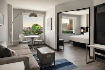 Suite, 1 King Bed with Sofa bed (View)