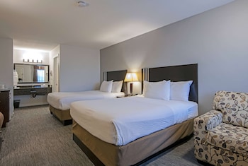 Room, 2 Queen Beds, Non Smoking, Refrigerator & Microwave