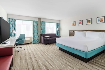 One king bed executive