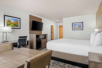 Standard Room, 1 King Bed, Non Smoking, Refrigerator & Microwave