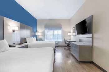Standard Room, 2 Queen Beds, Non Smoking, Refrigerator & Microwave