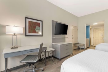 Standard Room, 2 Queen Beds, Non Smoking, Refrigerator & Microwave
