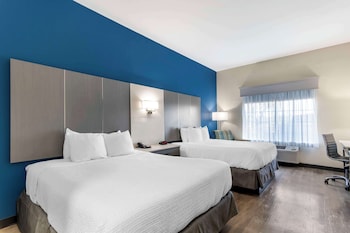 Standard Room, 2 Queen Beds, Non Smoking, Refrigerator & Microwave