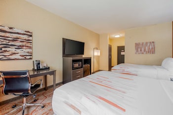 Standard Room, 2 Queen Beds, Non Smoking, Refrigerator & Microwave