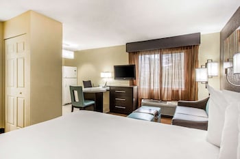 1 Queen Bed, Mobility and Hearing Accessible, Studio Suite