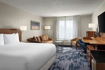Room, 1 King Bed with Sofa bed, Roll-in Shower