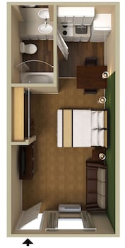 Studio, 2 Double Beds, Non Smoking