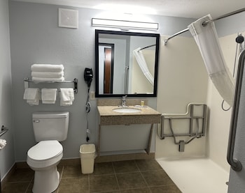 Room, 2 Double Beds, Accessible, Non Smoking ( Mobility/hearing, Roll-in Shower)