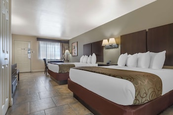 Standard Room, 2 Queen Beds, Non Smoking, Refrigerator & Microwave