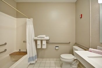 Studio, 1 Queen Bed with Sofa bed (Mobility/Hearing Access, Roll-In Shwr)