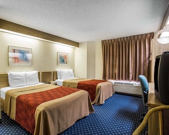 Double Room, 2 Double Beds, Non Smoking, Refrigerator & Microwave
