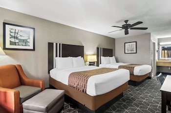 Standard Room, 2 Queen Beds, Non Smoking, Refrigerator & Microwave