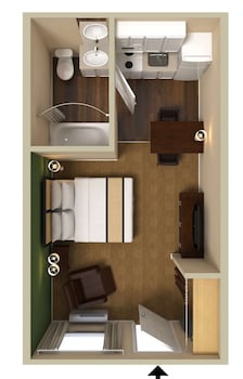 Studio, 1 Queen Bed, Non Smoking