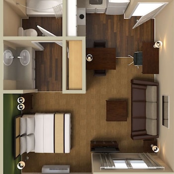 Deluxe Studio, 1 King Bed with Sofa bed, Non Smoking