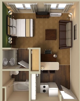 Deluxe Studio, 1 King Bed with Sofa bed, Non Smoking